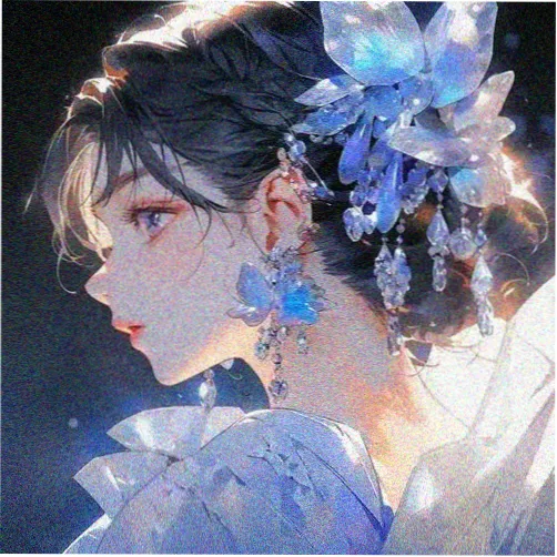 受访背景美术头像